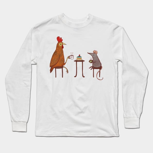 Tea Party Long Sleeve T-Shirt by Sophie Corrigan